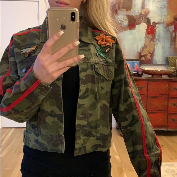 Camo Denim Jacket - Picture 2 of 8